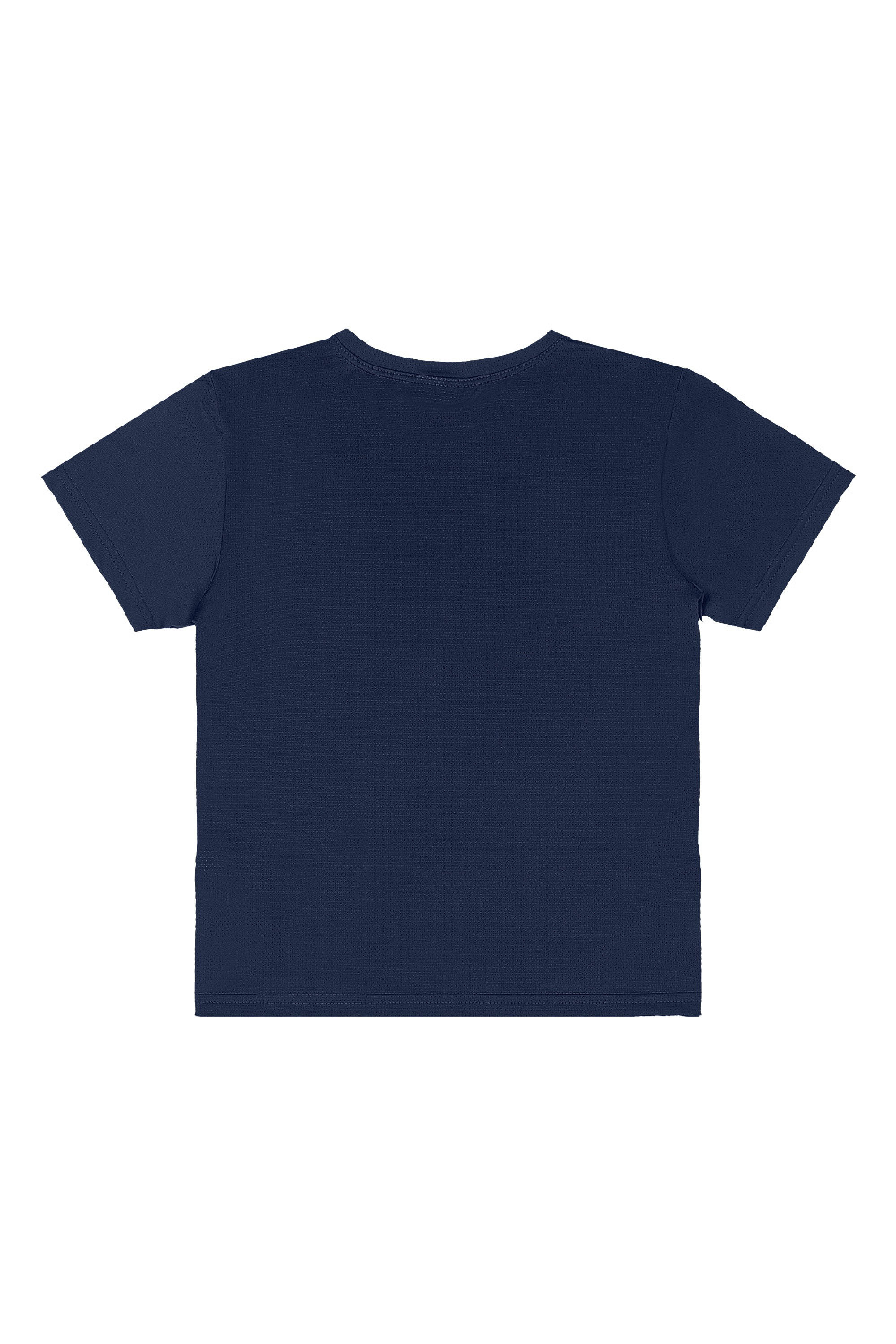 Conjunto Infantil com Camiseta e Bermuda Dry Fit (Azul Marinho) Quimby - Imagem 28
